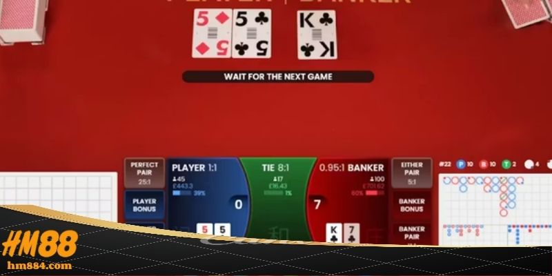 Baccarat Speed Table - Lợi Thế Tham Gia Tại Nhà Cái HM88 Baccarat Speed Table và lợi thế trên nền tảng trực tuyến