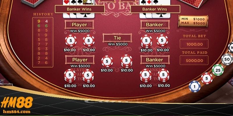 Baccarat Trực Tuyến Uy Tín - 5 Yếu Tố Khẳng Định Thương Hiệu Lựa chọn baccarat online uy tín như thế nào tại HM88?