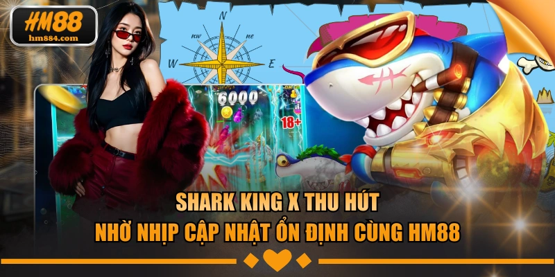 Shark King X Thu Hút Nhờ Nhịp Cập Nhật Ổn Định Cùng HM88 Shark King X